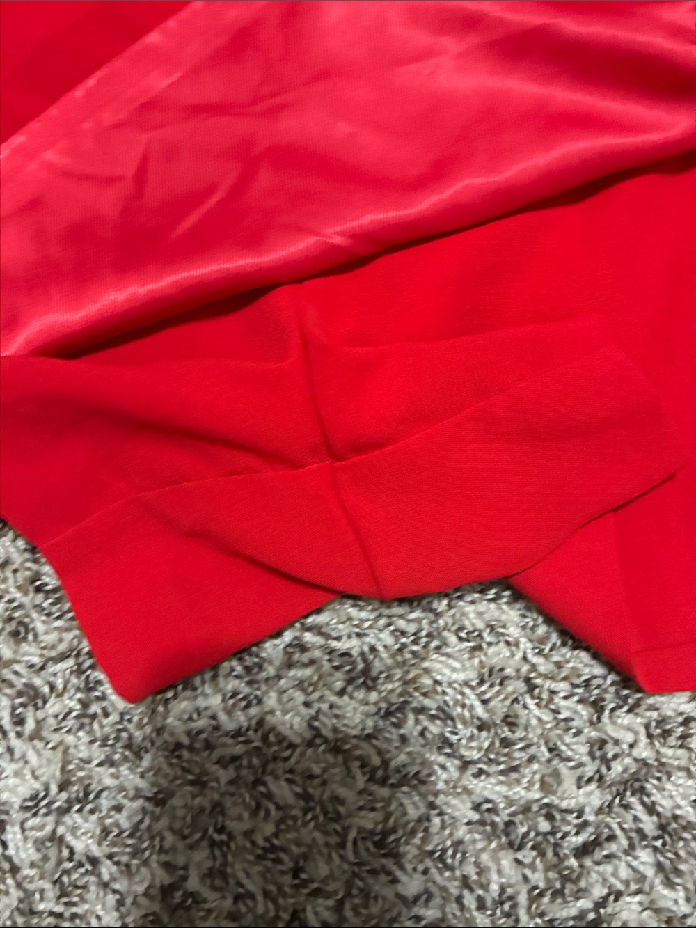 Skies Are Blue Bright Red Tennis Skort with Side Slit - Picture 8 of 11